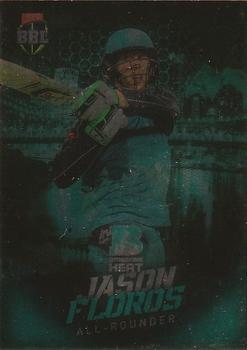 2017-18 Tap 'N' Play BBL Cricket - Base Parallel #023 Jason Floros Front