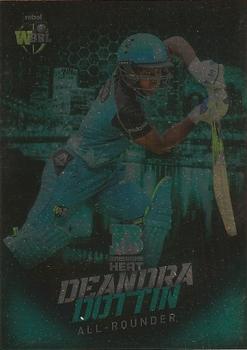 2017-18 Tap 'N' Play BBL Cricket - Base Parallel #035 Deandra Dottin Front