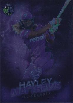2017-18 Tap 'N' Play BBL Cricket - Base Parallel #058 Hayley Matthews Front