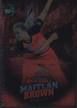 2017-18 Tap 'N' Play BBL Cricket - Base Parallel #075 Maitlan Brown Front