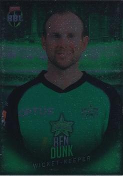 2017-18 Tap 'N' Play BBL Cricket - Base Parallel #083 Ben Dunk Front