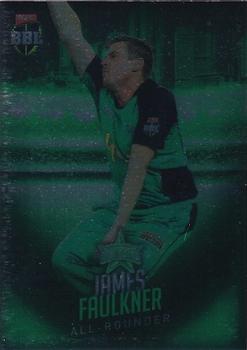 2017-18 Tap 'N' Play BBL Cricket - Base Parallel #084 James Faulkner Front