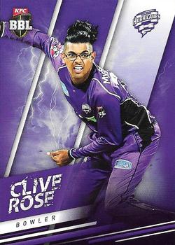 2018-19 Tap 'N' Play CA/BBL/WBBL #100 Clive Rose Front