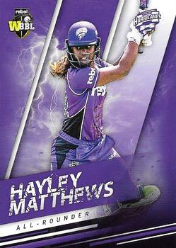 2018-19 Tap 'N' Play CA/BBL/WBBL #109 Hayley Matthews Front
