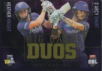 2018-19 Tap 'N' Play CA/BBL/WBBL - Big Bash Duos #BBD-03 Heather Knight / D'Arcy Short Front