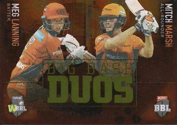 2018-19 Tap 'N' Play CA/BBL/WBBL - Big Bash Duos #BBD-06 Meg Lanning / Mitchell Marsh Front