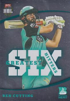 2018-19 Tap 'N' Play CA/BBL/WBBL - Greatest Six Hitters #GSH-06 Ben Cutting Front