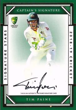 2018-19 Tap 'N' Play CA/BBL/WBBL - Signature Stars #SS-01 Tim Paine Front