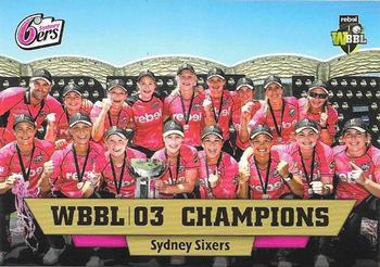 2018-19 Tap 'N' Play CA/BBL/WBBL - Album Cards #AC-2 Sydney Sixers Front