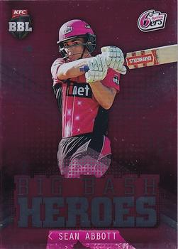 2017-18 Tap 'N' Play BBL Cricket - Heroes #H-20 Sean Abbott Front