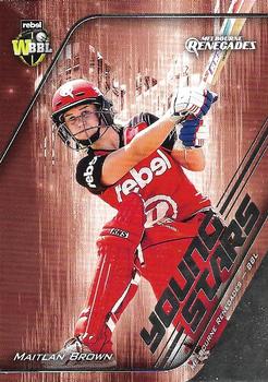 2017-18 Tap 'N' Play BBL Cricket - Young Stars #YS-04 Maitlan Brown Front