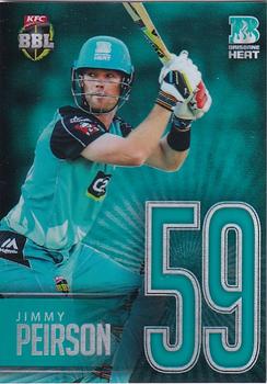 2017-18 Tap 'N' Play BBL Cricket - Jersey Numbers Silver #JNS-03 Jimmy Peirson Front