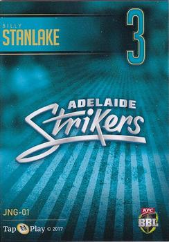 2017-18 Tap 'N' Play BBL Cricket - Jersey Numbers Gold #JNG-01 Billy Stanlake Back