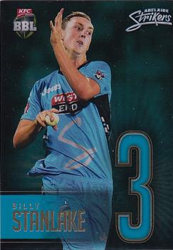 2017-18 Tap 'N' Play BBL Cricket - Jersey Numbers Gold #JNG-01 Billy Stanlake Front
