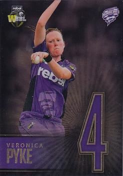 2017-18 Tap 'N' Play BBL Cricket - Jersey Numbers Gold #JNG-06 Veronica Pyke Front