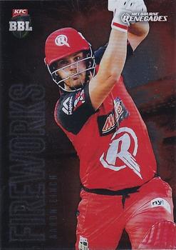 2017-18 Tap 'N' Play BBL Cricket - Fireworks #F-04 Aaron Finch Front
