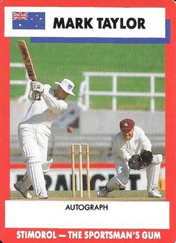 1990-91 Scanlens Cricket The Aussies vs The Poms #29 Mark Taylor Front