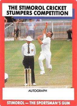 1990-91 Scanlens Cricket The Aussies vs The Poms #42 Dennis Lillee Front