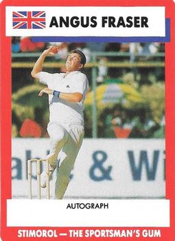 1990-91 Scanlens Cricket The Aussies vs The Poms #44 Angus Fraser Front