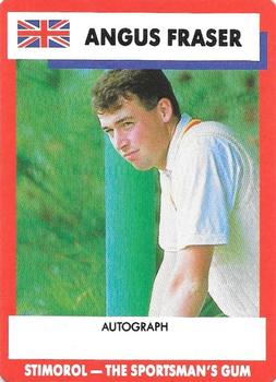 1990-91 Scanlens Cricket The Aussies vs The Poms #45 Angus Fraser Front