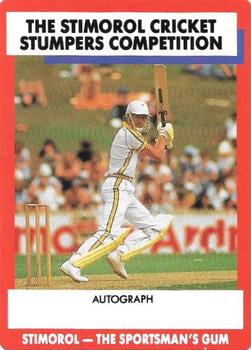1990-91 Scanlens Cricket The Aussies vs The Poms #56 Rick McCosker Front