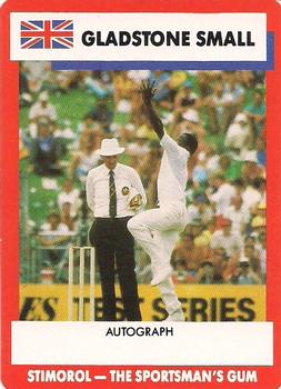 1990-91 Scanlens Cricket The Aussies vs The Poms #61 Gladstone Small Front