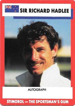 1990-91 Scanlens Cricket The Aussies vs The Poms #73 Sir Richard Hadlee Front