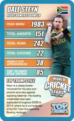 2015 Top Trumps World Cricket Stars ODI Edition #NNO Dale Steyn Front