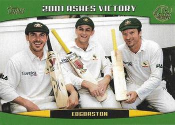 2002 Topps ACB Gold #94 Damien Martyn / Adam Gilchrist / Steve Waugh Front