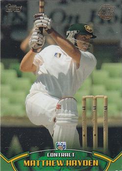 2002 Topps ACB Gold - ACB Contracts #C8 Matthew Hayden Front