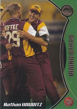 2002 Topps ACB Gold - Rising Stars #Y3 Nathan Hauritz Front