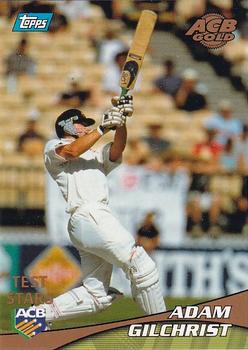 2000-01 Topps ACB Gold - Test Stars #T7 Adam Gilchrist Front
