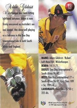 1997-98 Select #13 Adam Gilchrist Back