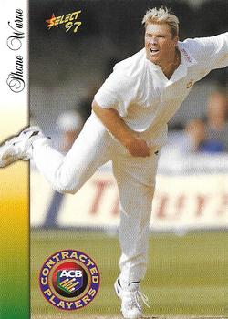 1997-98 Select #16 Shane Warne Front