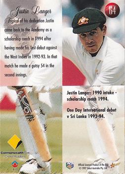 1997-98 Select #64 Justin Langer Back