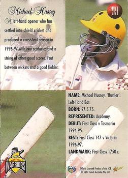 1997-98 Select #99 Michael Hussey Back