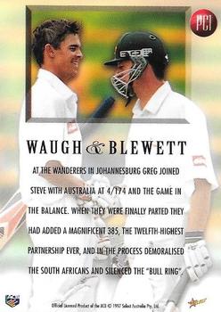 1997-98 Select #P1 Greg Blewett / Steve Waugh Back