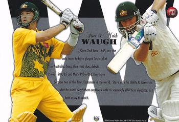 1997-98 Select #CC1 Steve Waugh / Mark Waugh Back