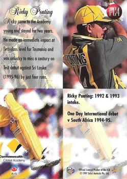 1997-98 Select #PC4 Ricky Ponting Back