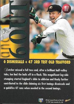 1997-98 Select - Ashes Highlights #H7 Ian Healy Back