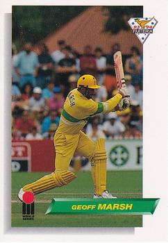 1993-94 Futera International Cricket #12 Geoff Marsh Front