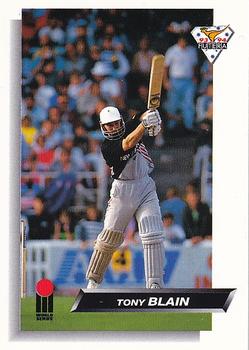 1993-94 Futera International Cricket #19 Tony Blain Front