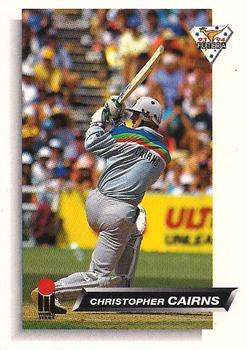 1993-94 Futera International Cricket #20 Christopher Cairns Front