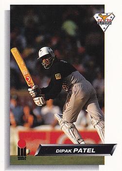 1993-94 Futera International Cricket #25 Dipak Patel Front