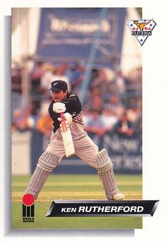 1993-94 Futera International Cricket #28 Ken Rutherford Front
