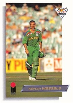 1993-94 Futera International Cricket #33 Kepler Wessels Front