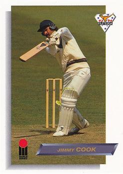 1993-94 Futera International Cricket #35 Jimmy Cook Front
