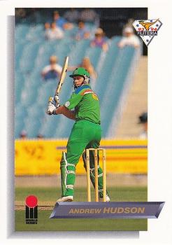1993-94 Futera International Cricket #38 Andrew Hudson Front