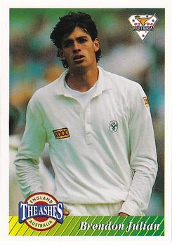 1993-94 Futera International Cricket #50 Brendon Julian Front