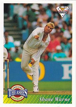 1993-94 Futera International Cricket #56 Shane Warne Front